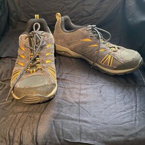 Columbia Grey and Yellow Shoes